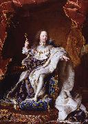 Hyacinthe Rigaud Portrait de Louis XV oil painting